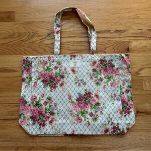 Sezane x Andion Floral Canvas Tote Bag